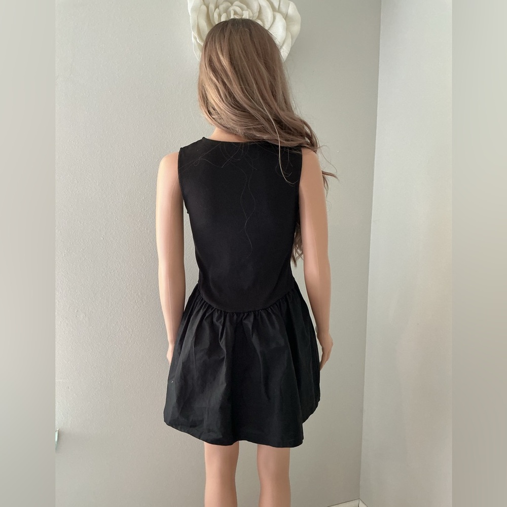 ASOS Black Sleeveless Mini Dress Sz M - Picture 7 of 13